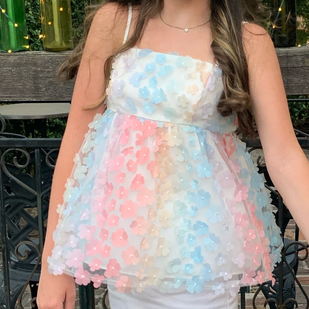 3D Flower Top